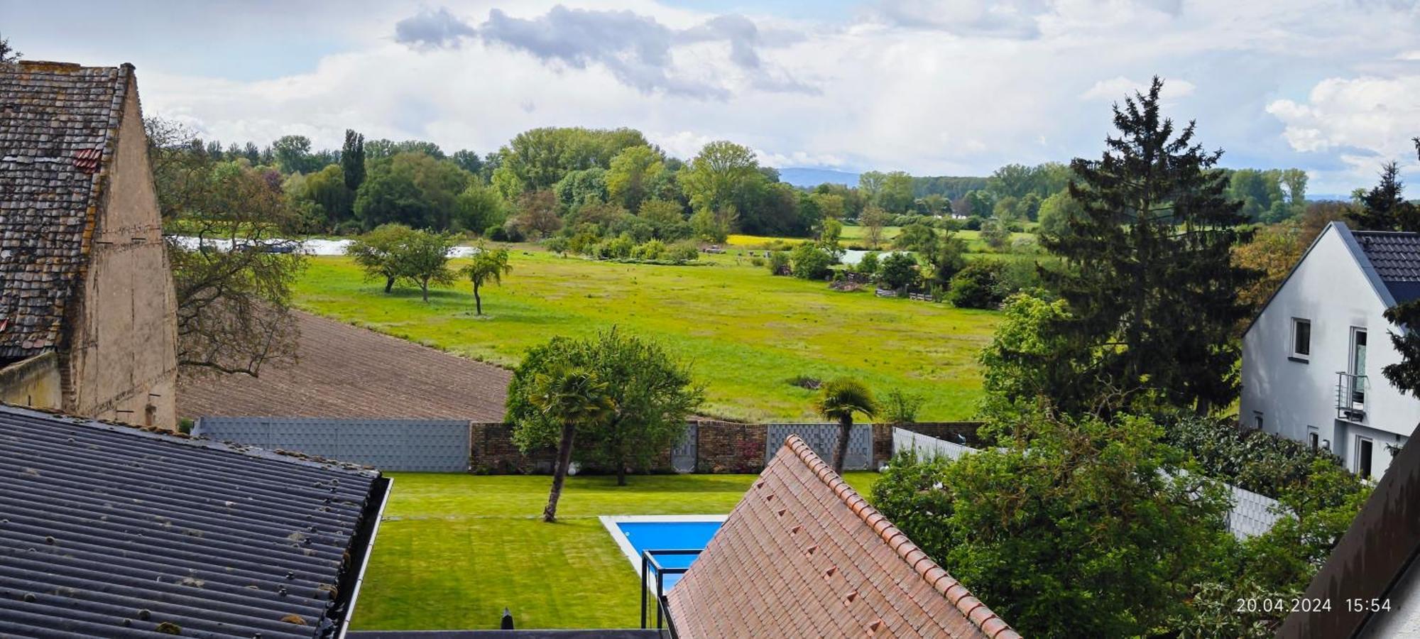 Apartamento Urlaub Am Rhein Speyer Hockenheim Altlussheim Exterior foto